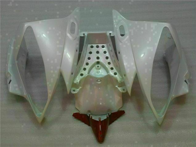 Blanc Brun Carénage Yamaha R6 2006-2007 Blanc Brun Carénage Yamaha R6 2006-2007