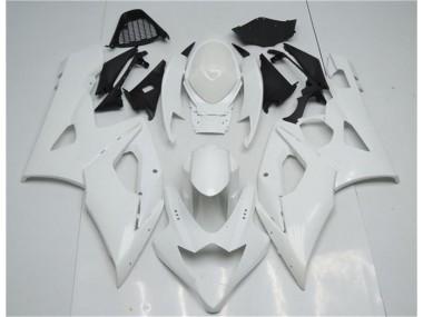 Blanc Carénage Suzuki GSXR 1000 K5 2005-2006