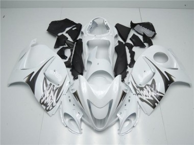 Blanc Carénage Suzuki GSXR 1300 Hayabusa 2008-2019