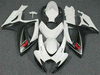 Blanc Carénage Suzuki GSXR 600 / 750 K6 2006-2007