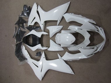 Blanc Carénage Suzuki GSXR 600 K11 2011-2024