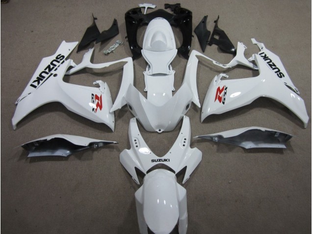 Blanc Carénage Suzuki GSXR 600 K6 2006-2007 Blanc Carénage Suzuki GSXR 600 K6 2006-2007