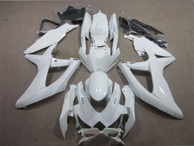 Blanc Carénage Suzuki GSXR 600 K8 2008-2010