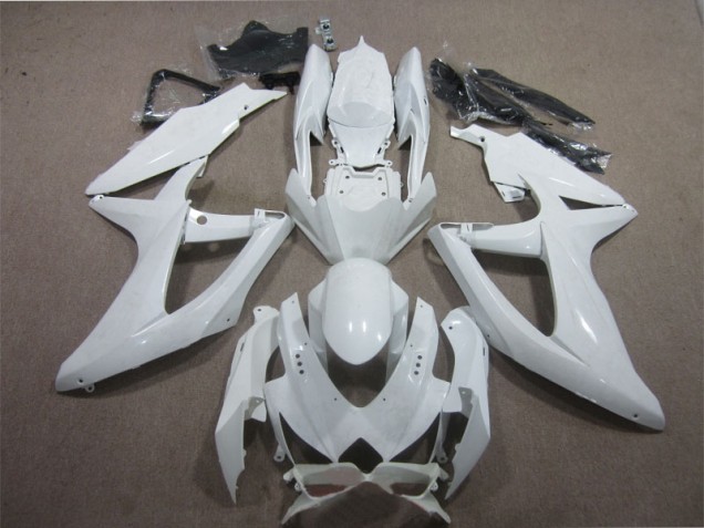 Blanc Carénage Suzuki GSXR 600 K8 2008-2010 Blanc Carénage Suzuki GSXR 600 K8 2008-2010