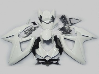 Blanc Carénage Suzuki GSXR 750 K8 2008-2010