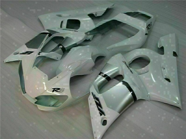 Blanc Carénage Yamaha R6 1998-2002 Blanc Carénage Yamaha R6 1998-2002