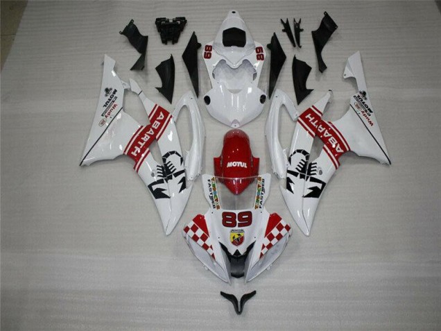 Blanc Carénages & Carrosserie Yamaha R6 2008-2016 Blanc Carénages & Carrosserie Yamaha R6 2008-2016