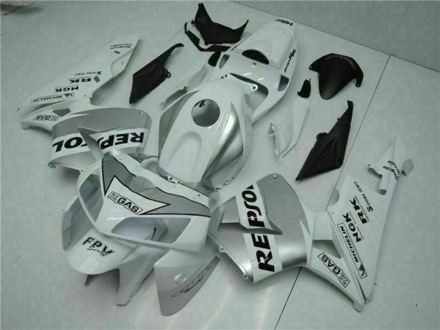 Blanc Carénages de Rechange Honda CBR 600 RR 2005-2006 Blanc Carénages de Rechange Honda CBR 600 RR 2005-2006