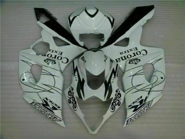 Blanc Carrosserie Suzuki GSXR 1000 K5 2005-2006