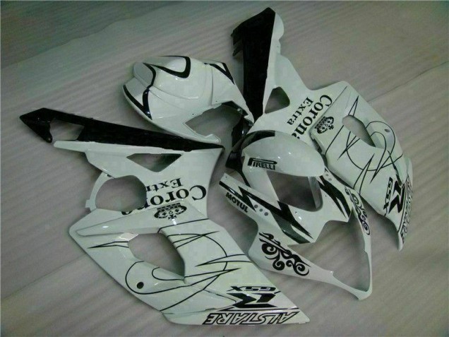 Blanc Carrosserie Suzuki GSXR 1000 K5 2005-2006 Blanc Carrosserie Suzuki GSXR 1000 K5 2005-2006
