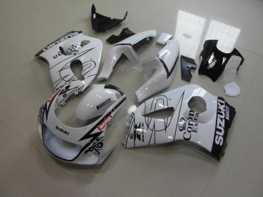 Blanc Corona Carénage Suzuki GSXR 600 1996-2000