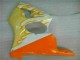 Blanc Jaune Flamme Carénage Kawasaki ZX6R 2000-2002