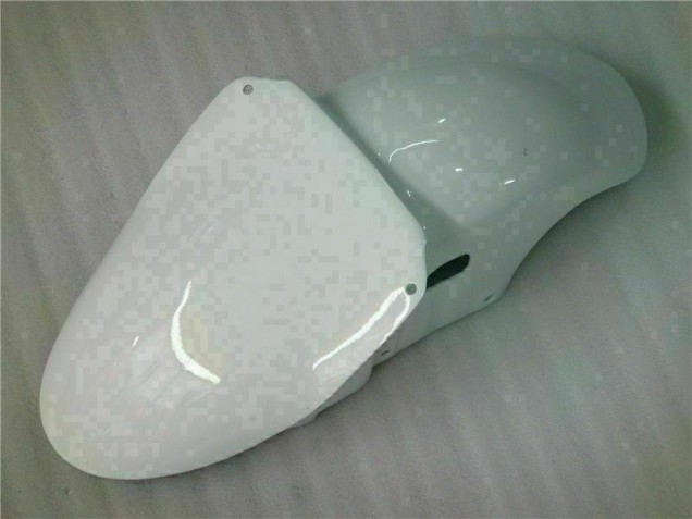 Blanc Jaune Flamme Carénage Kawasaki ZX6R 2000-2002