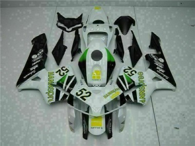 Blanc Jaune Vert 52 Carénage Honda CBR 600 RR 2005-2006