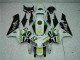 Blanc Jaune Vert 52 Carénage Honda CBR 600 RR 2005-2006 Blanc Jaune Vert 52 Carénage Honda CBR 600 RR 2005-2006