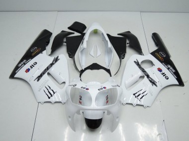 Blanc Monster Carénage Kawasaki ZX12R 2000-2001