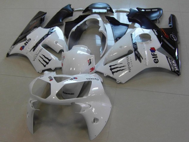 Blanc Monster Carénage Kawasaki ZX12R 2002-2006 Blanc Monster Carénage Kawasaki ZX12R 2002-2006