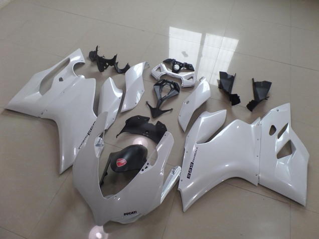 Blanc Nacré Carénage Ducati 1199 2011-2014 Blanc Nacré Carénage Ducati 1199 2011-2014