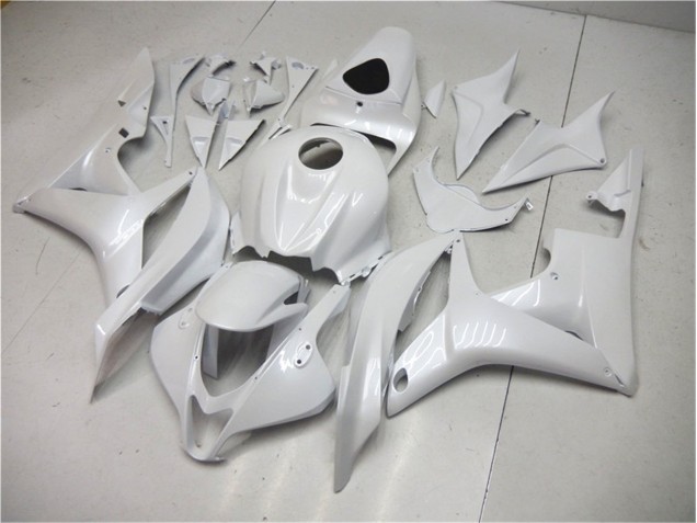 Blanc Nacré Carénages Honda CBR 600 RR 2007-2008 Blanc Nacré Carénages Honda CBR 600 RR 2007-2008
