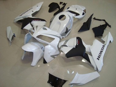 Blanc Nacré Noir Mat Carénage Honda CBR 600 RR 2005-2006