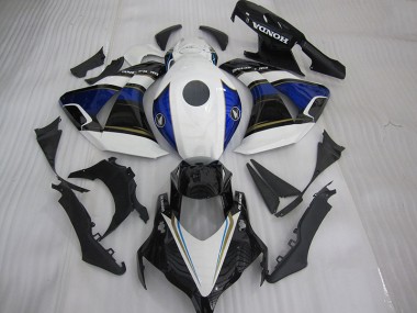 Blanc Noir Bleu Carénage Honda CBR 1000 RR 2008-2011