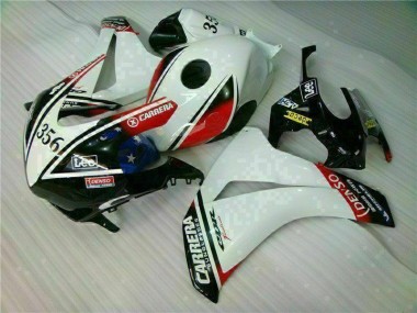 Blanc Noir Carénage Honda CBR 1000 RR 2008-2011