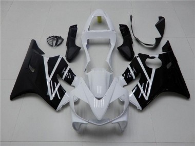 Blanc Noir Carénage Honda CBR 600 F4i 2001-2003
