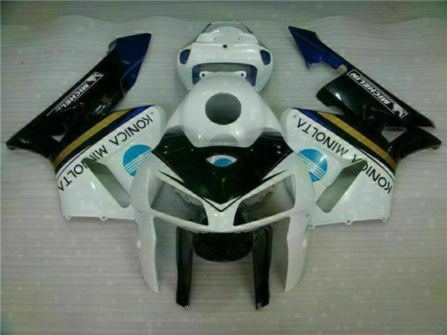 Blanc Noir Carénage Honda CBR 600 RR 2005-2006 Blanc Noir Carénage Honda CBR 600 RR 2005-2006