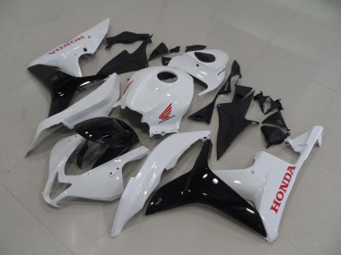 Blanc Noir Carénage Honda CBR 600 RR 2007-2008