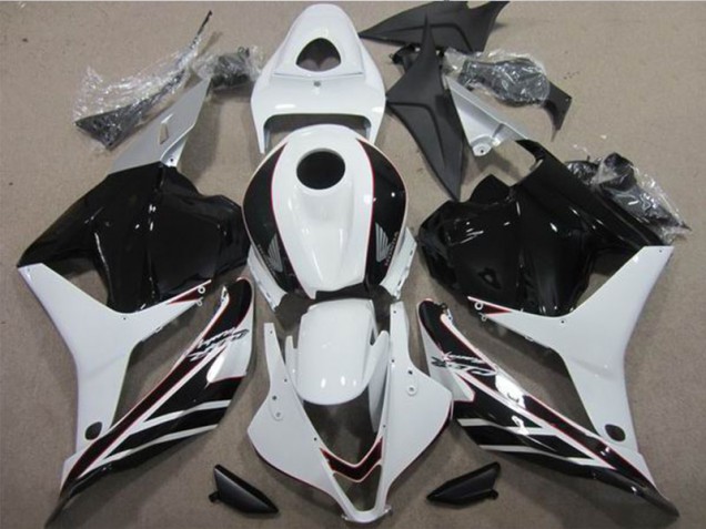 Blanc Noir Carénage Honda CBR 600 RR 2009-2012 Blanc Noir Carénage Honda CBR 600 RR 2009-2012