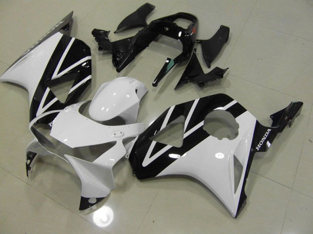 Blanc Noir Carénage Honda CBR 900 RR 954 2002-2003 Blanc Noir Carénage Honda CBR 900 RR 954 2002-2003