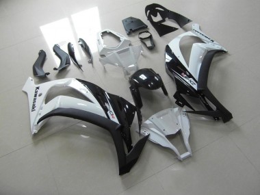Blanc Noir Carénage Kawasaki ZX10R 2011-2015