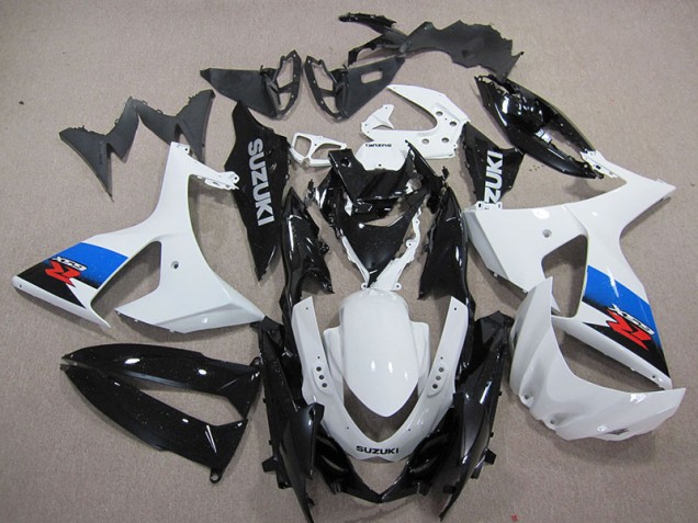 Blanc Noir Carénage Suzuki GSXR 1000 K9 2009-2016