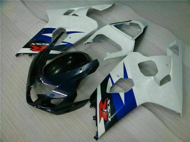 Blanc Noir Carénage Suzuki GSXR 600 / 750 K4 2004-2005 Blanc Noir Carénage Suzuki GSXR 600 / 750 K4 2004-2005