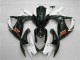 Blanc Noir Carénage Suzuki GSXR 600 / 750 K6 2006-2007 Blanc Noir Carénage Suzuki GSXR 600 / 750 K6 2006-2007
