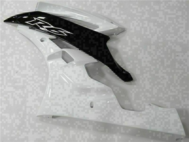 Blanc Noir Carénage Yamaha R6 2006-2007 Blanc Noir Carénage Yamaha R6 2006-2007
