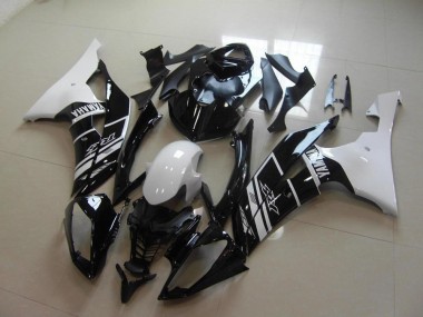 Blanc Noir Carénage Yamaha R6 2008-2016
