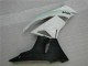 Blanc Noir Carénages Kawasaki ZX6R 2009-2012 Blanc Noir Carénages Kawasaki ZX6R 2009-2012