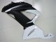Blanc Noir Carénages Kawasaki ZX6R 2013-2018 Blanc Noir Carénages Kawasaki ZX6R 2013-2018