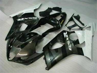 Blanc Noir Carénages Suzuki GSXR 1000 K3 2003-2004