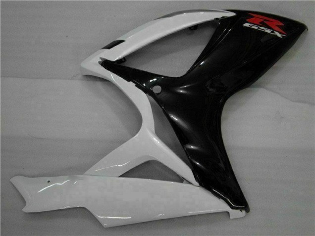 Blanc Noir Carénages Suzuki GSXR 600 / 750 K6 2006-2007 Blanc Noir Carénages Suzuki GSXR 600 / 750 K6 2006-2007