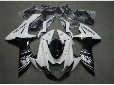 Blanc Noir Carénages Suzuki GSXR 750 K11 2011-2024