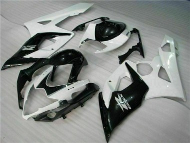 Blanc Noir Carrosserie Suzuki GSXR 1000 K5 2005-2006