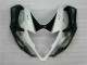 Blanc Noir Carrosserie Suzuki GSXR 1000 K5 2005-2006 Blanc Noir Carrosserie Suzuki GSXR 1000 K5 2005-2006