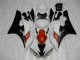 Blanc Noir Carrosserie Yamaha R6 2006-2007 Blanc Noir Carrosserie Yamaha R6 2006-2007