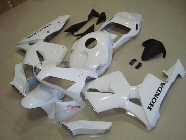 Blanc Noir Décalque Carénage Honda CBR 600 RR 2003-2004 Blanc Noir Décalque Carénage Honda CBR 600 RR 2003-2004