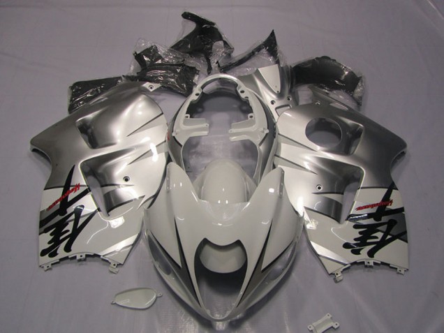 Blanc Noir Décalque Carénage Suzuki GSXR 1300 Hayabusa 1996-2007 Blanc Noir Décalque Carénage Suzuki GSXR 1300 Hayabusa 1996-2007