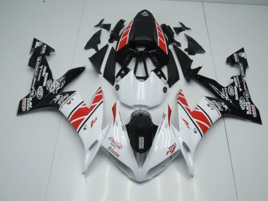 Blanc Noir Décalque Carénage Yamaha R1 2004-2006