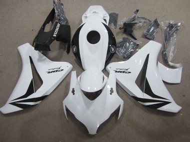 Blanc Noir Fireblade Carénage Honda CBR 1000 RR 2008-2011