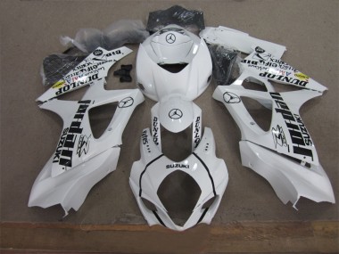 Blanc Noir Jordan Carénage Suzuki GSXR 1000 K7 2007-2008
